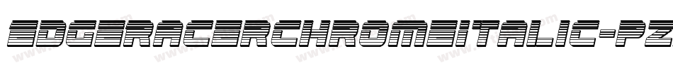 EdgeRacerChromeItalic-pzAd字体转换
