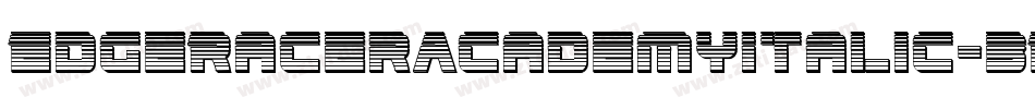 EdgeRacerAcademyItalic-3EYp字体转换