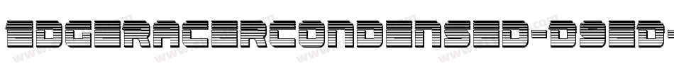 EdgeRacerCondensed-D9eD字体转换
