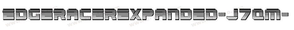 EdgeRacerExpanded-J7qm字体转换