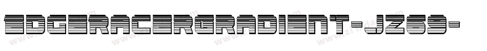 EdgeRacerGradient-jz69字体转换