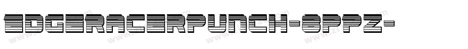 EdgeRacerPunch-8pPz字体转换