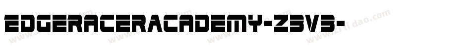 EdgeRacerAcademy-Z3v3字体转换