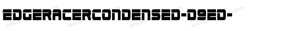 EdgeRacerCondensed-D9eD字体转换