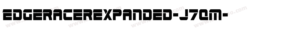 EdgeRacerExpanded-J7qm字体转换