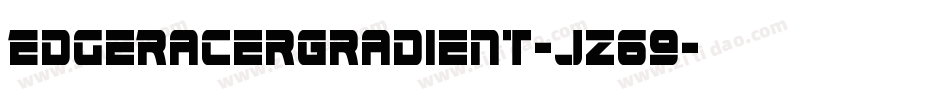 EdgeRacerGradient-jz69字体转换