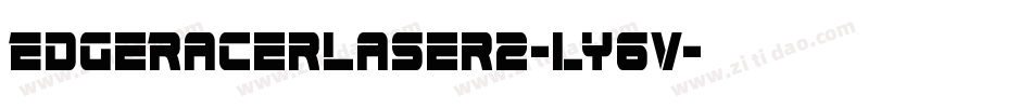 EdgeRacerLaser2-ly6V字体转换