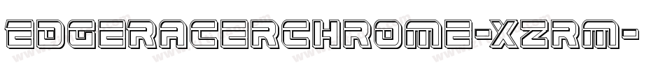 EdgeRacerChrome-xzrm字体转换