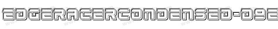 EdgeRacerCondensed-D9eD字体转换