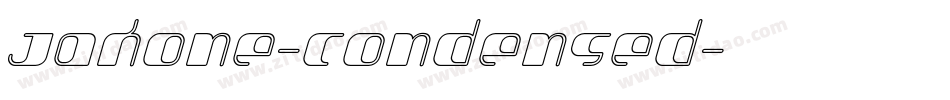 Jakone-Condensed字体转换