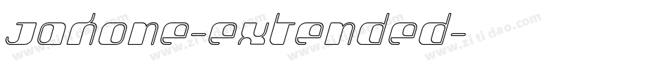 Jakone-Extended字体转换