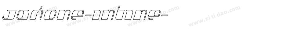 Jakone-Inline字体转换