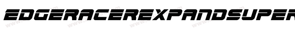 EdgeRacerExpandSuperItal-gV9E字体转换