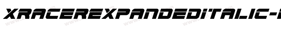 XRacerExpandedItalic-npYM字体转换