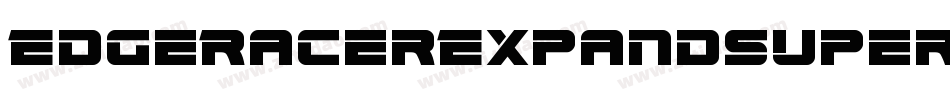 EdgeRacerExpandSuperItal-gV9E字体转换