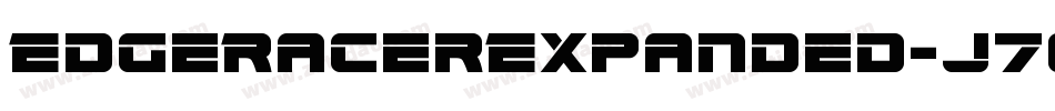 EdgeRacerExpanded-J7qm字体转换