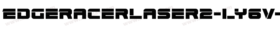 EdgeRacerLaser2-ly6V字体转换