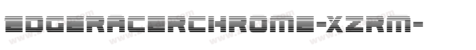 EdgeRacerChrome-xzrm字体转换