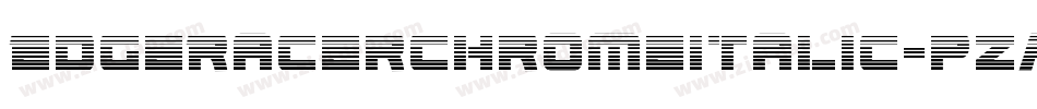 EdgeRacerChromeItalic-pzAd字体转换