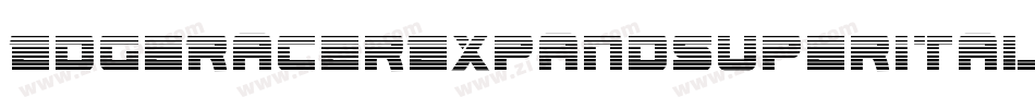 EdgeRacerExpandSuperItal-gV9E字体转换