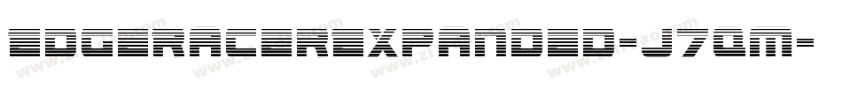 EdgeRacerExpanded-J7qm字体转换