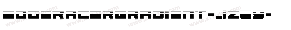 EdgeRacerGradient-jz69字体转换