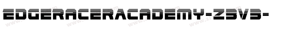 EdgeRacerAcademy-Z3v3字体转换