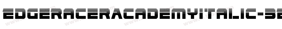 EdgeRacerAcademyItalic-3EYp字体转换