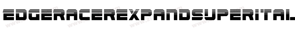 EdgeRacerExpandSuperItal-gV9E字体转换