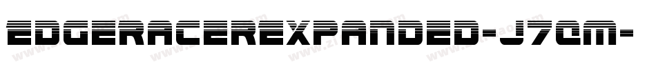 EdgeRacerExpanded-J7qm字体转换