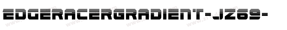 EdgeRacerGradient-jz69字体转换