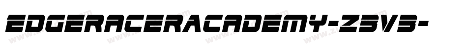 EdgeRacerAcademy-Z3v3字体转换