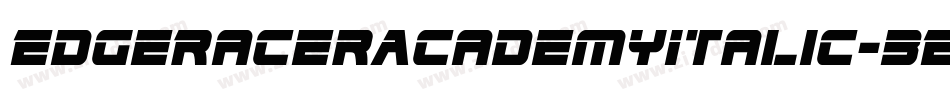 EdgeRacerAcademyItalic-3EYp字体转换