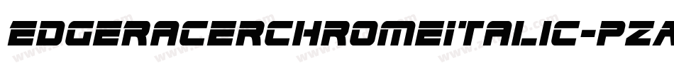 EdgeRacerChromeItalic-pzAd字体转换
