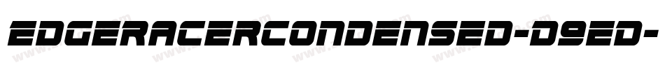 EdgeRacerCondensed-D9eD字体转换