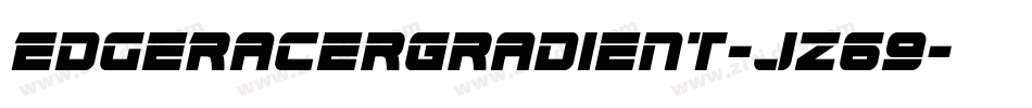 EdgeRacerGradient-jz69字体转换