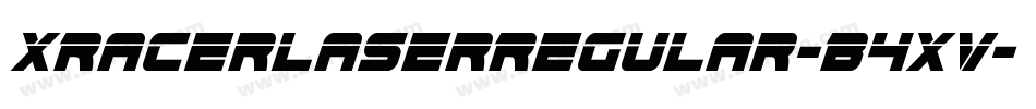 XRacerLaserRegular-B4XV字体转换