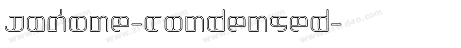 Jakone-Condensed字体转换