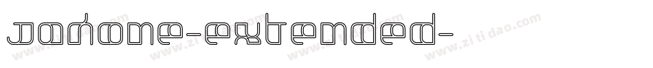 Jakone-Extended字体转换