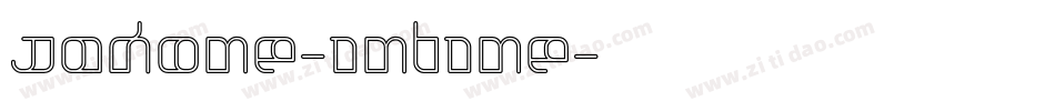Jakone-Inline字体转换