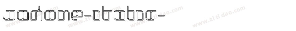Jakone-Italic字体转换