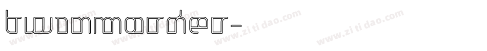 TwinMarker字体转换