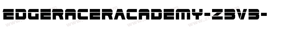 EdgeRacerAcademy-Z3v3字体转换