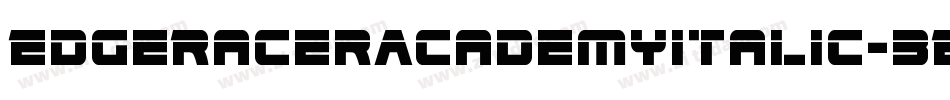 EdgeRacerAcademyItalic-3EYp字体转换