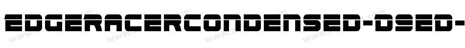 EdgeRacerCondensed-D9eD字体转换
