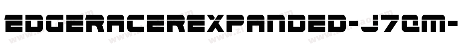 EdgeRacerExpanded-J7qm字体转换