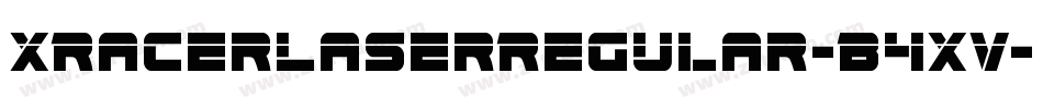 XRacerLaserRegular-B4XV字体转换