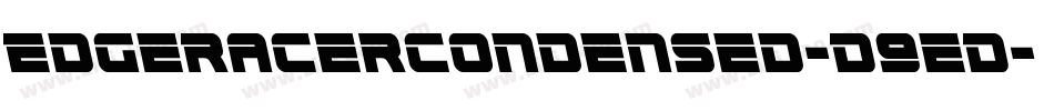 EdgeRacerCondensed-D9eD字体转换