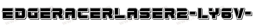 EdgeRacerLaser2-ly6V字体转换