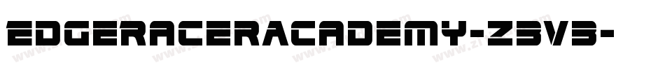 EdgeRacerAcademy-Z3v3字体转换